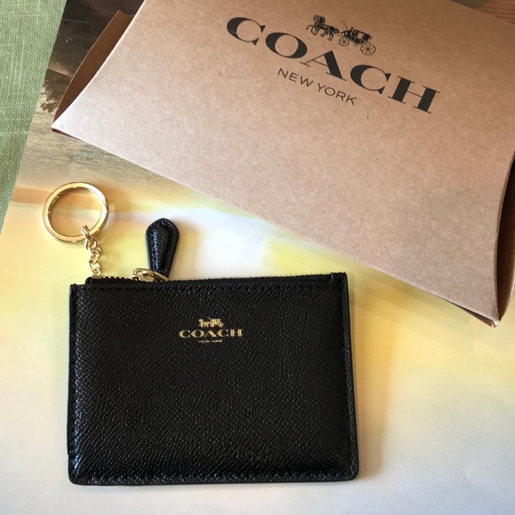Coach Accessories - Coach Black Mini ID Skinny/New